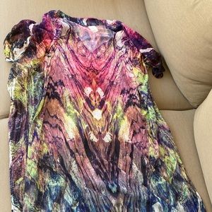 Merona size large colorful beach dress